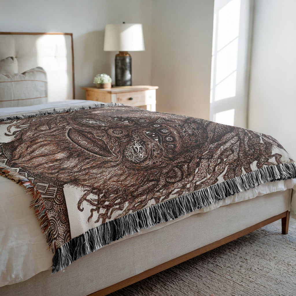 the-wisdom-keeper-of-orientation-unity-brown-white-woven-blanket – Wisdom Keepers
