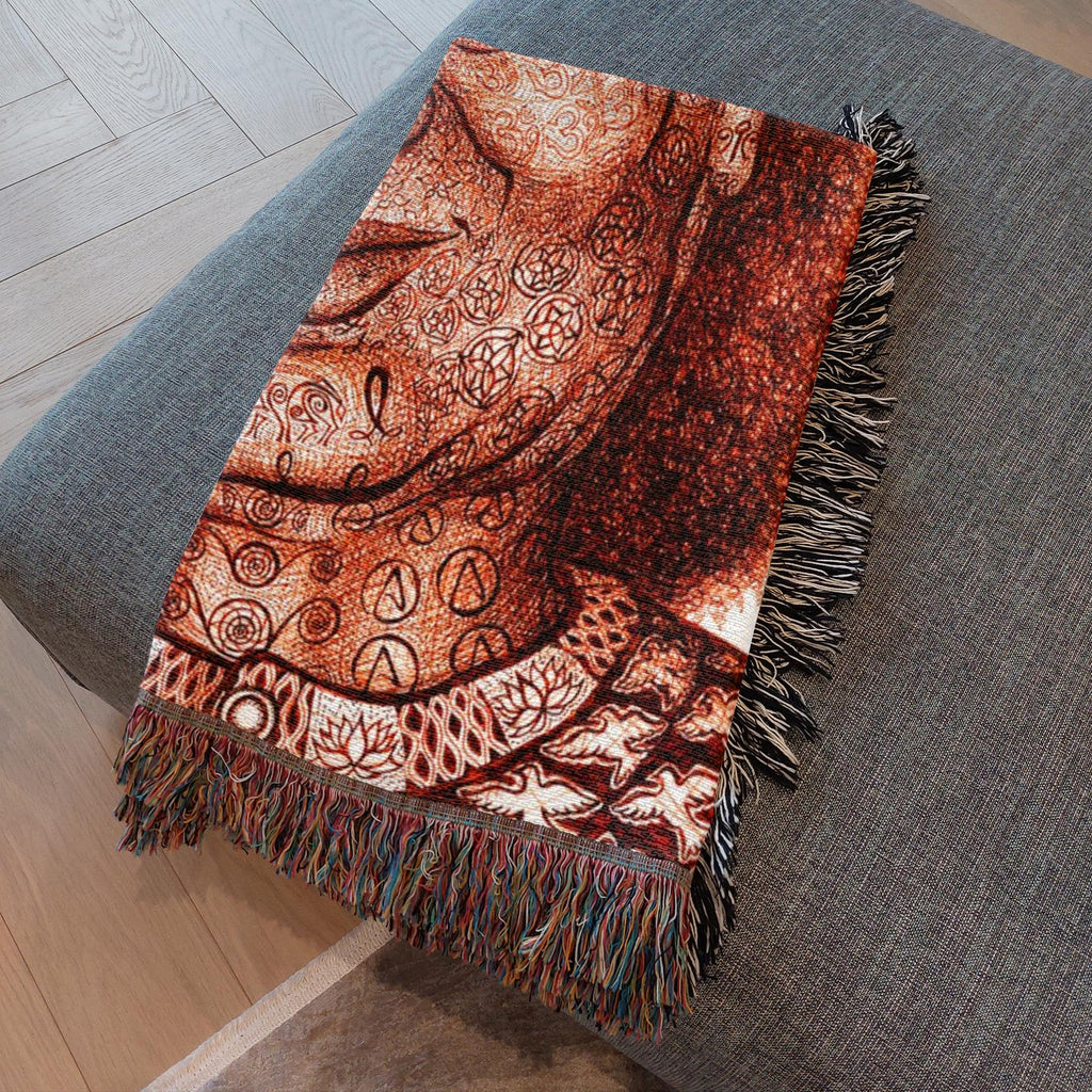 the-wisdom-keeper-of-aspiration-brown-white-woven-blanket – Wisdom Keepers