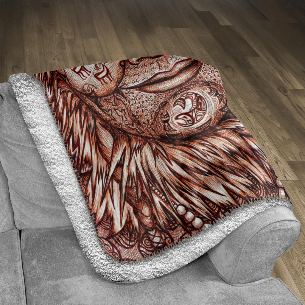 the-wisdom-keeper-of-expansion-superabundance-brown-white-fleece-sherpa-blanket – Wisdom Keepers