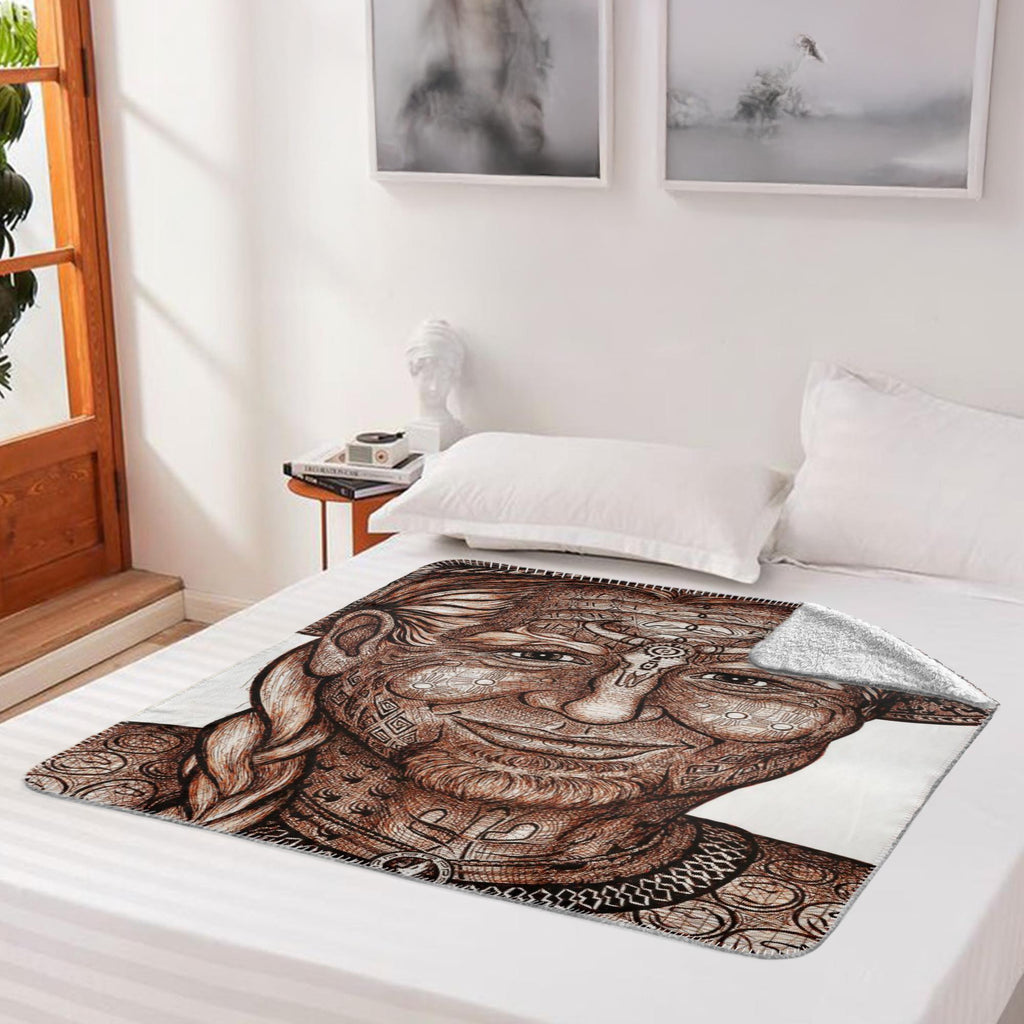 the-wisdom-keeper-of-teamwork-brown-white-fleece-sherpa-blanket – Wisdom Keepers