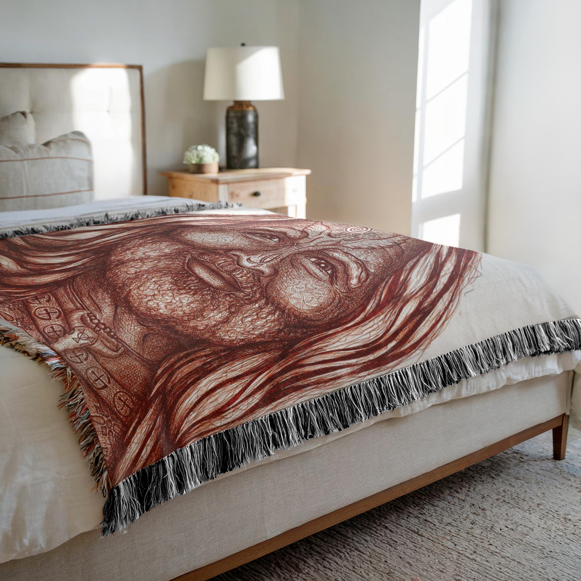 the-wisdom-keeper-of-adventure-brown-white-woven-blanket – Wisdom Keepers