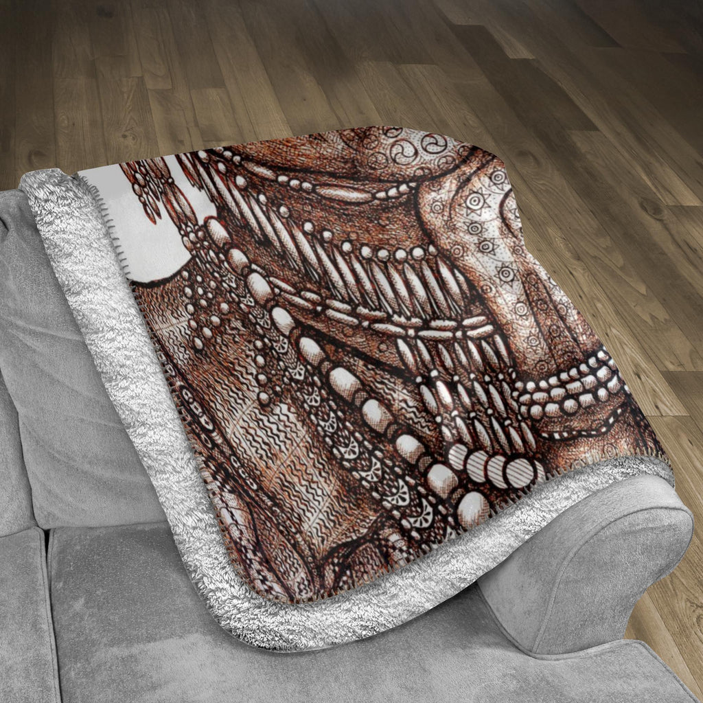 the-wisdom-keeper-of-understanding-forgiveness-brown-white-fleece-sherpa-blanket – Wisdom Keepers