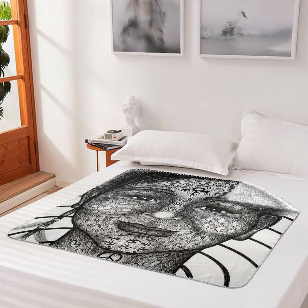 the-wisdom-keeper-of-equality-tenderness-black-white-fleece-sherpa-blanket – Wisdom Keepers