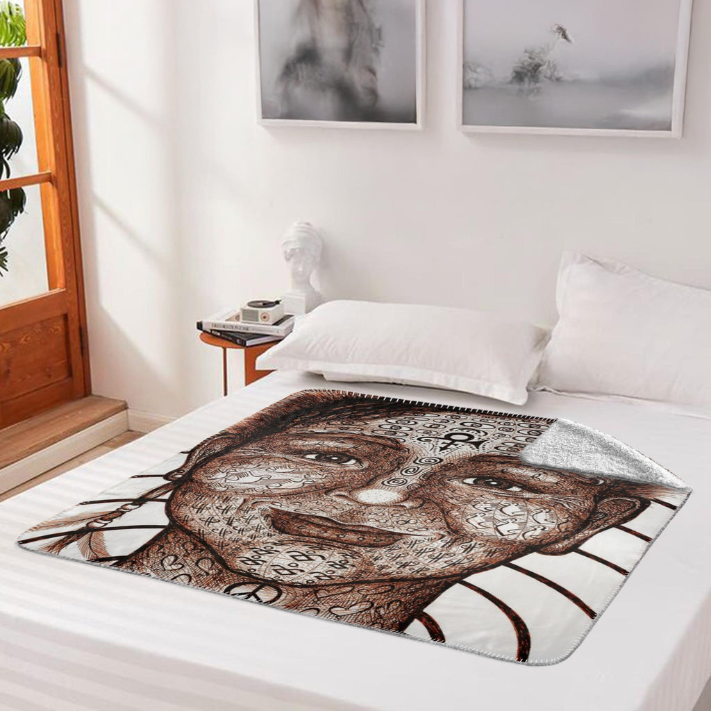 the-wisdom-keeper-of-equality-tenderness-brown-white-fleece-sherpa-blanket – Wisdom Keepers