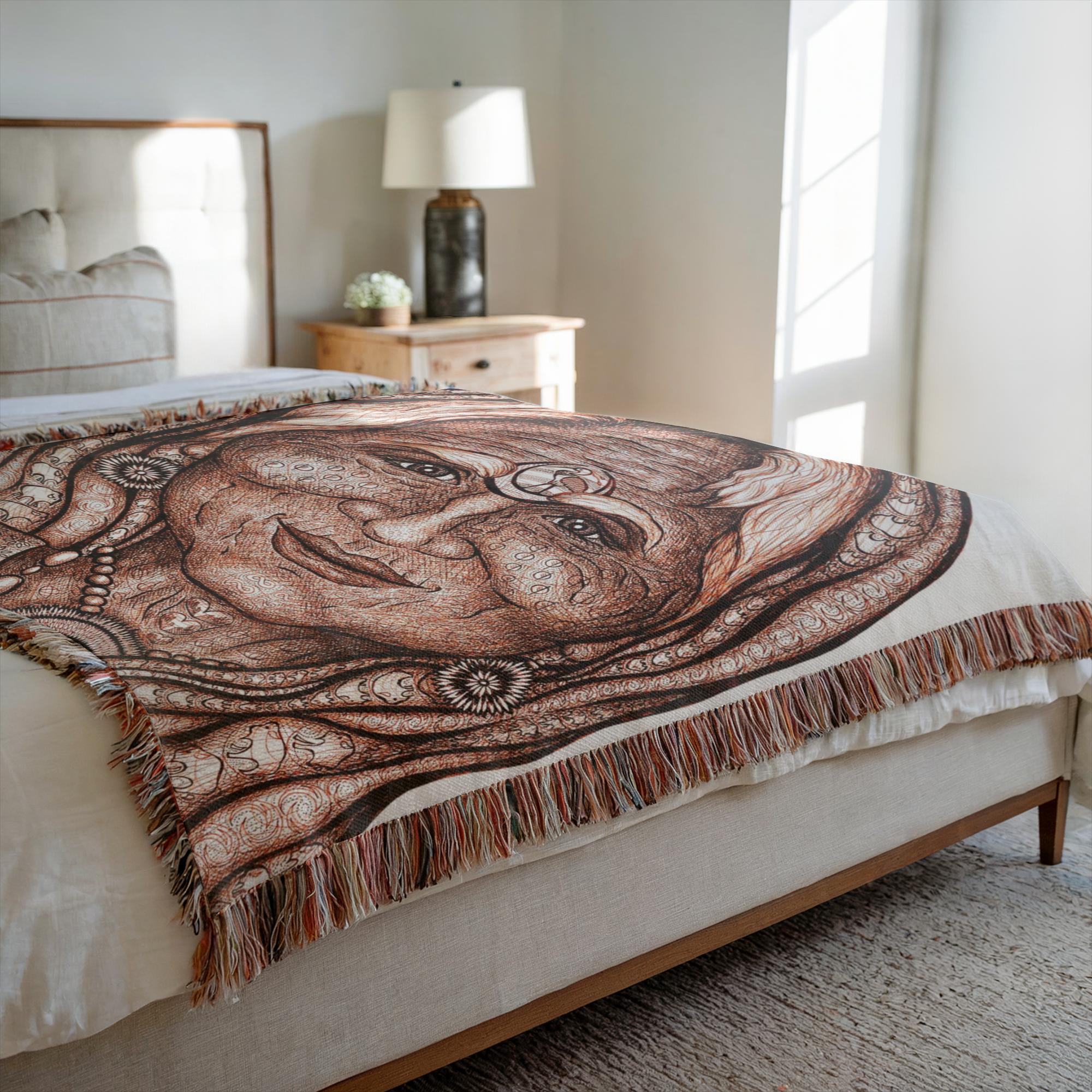 the-wisdom-keeper-of-synergy-communion-brown-white-woven-blanket – Wisdom Keepers