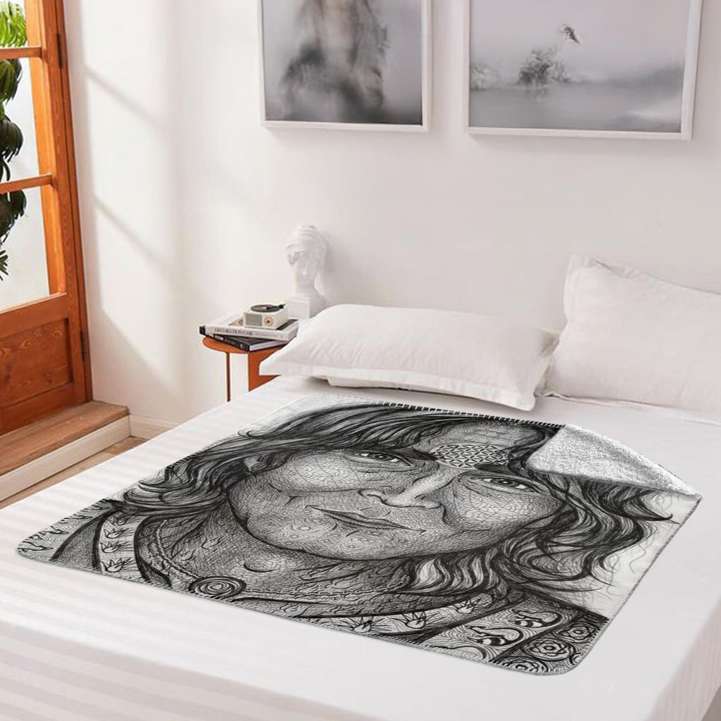 the-wisdom-keeper-of-equilibrium-harmony-black-white-fleece-sherpa-blanket – Wisdom Keepers