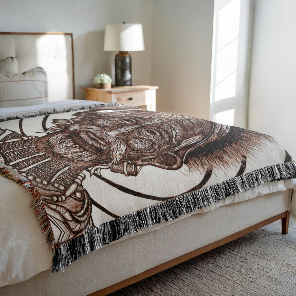 the-wisdom-keeper-of-versatility-brown-white-woven-blanket – Wisdom Keepers