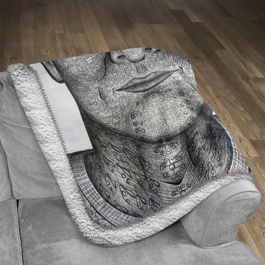 the-wisdom-keeper-of-insight-black-white-fleece-sherpa-blanket – Wisdom Keepers
