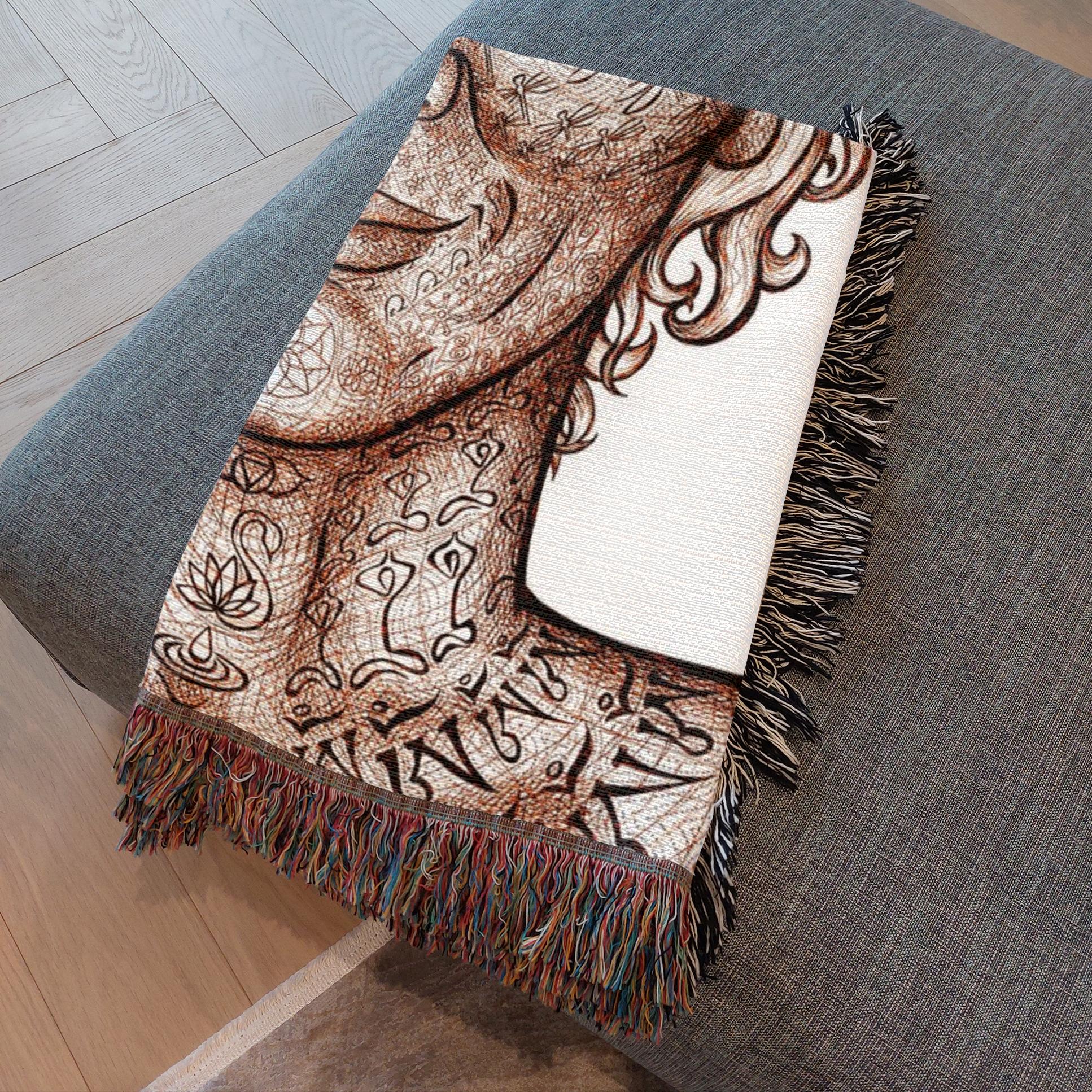 the-wisdom-keeper-of-precision-impeccability-brown-white-woven-blanket – Wisdom Keepers