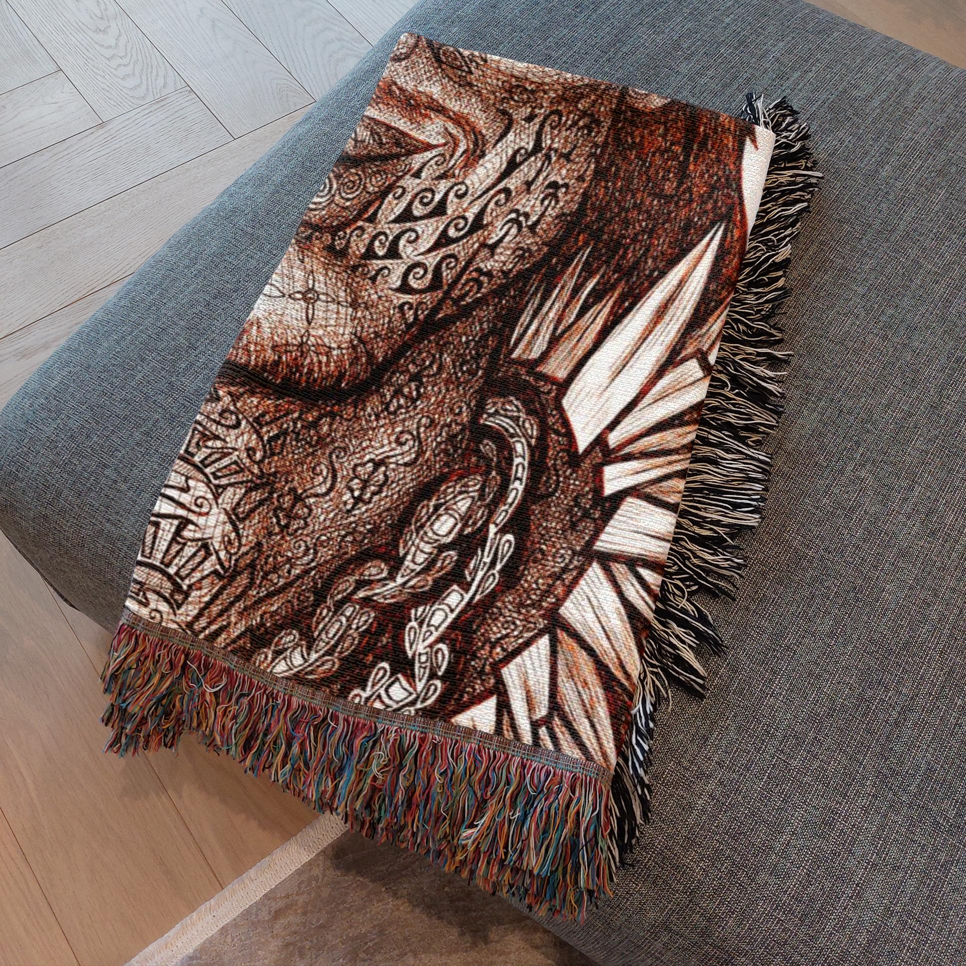 the-wisdom-keeper-of-vitality-brown-white-woven-blanket – Wisdom Keepers