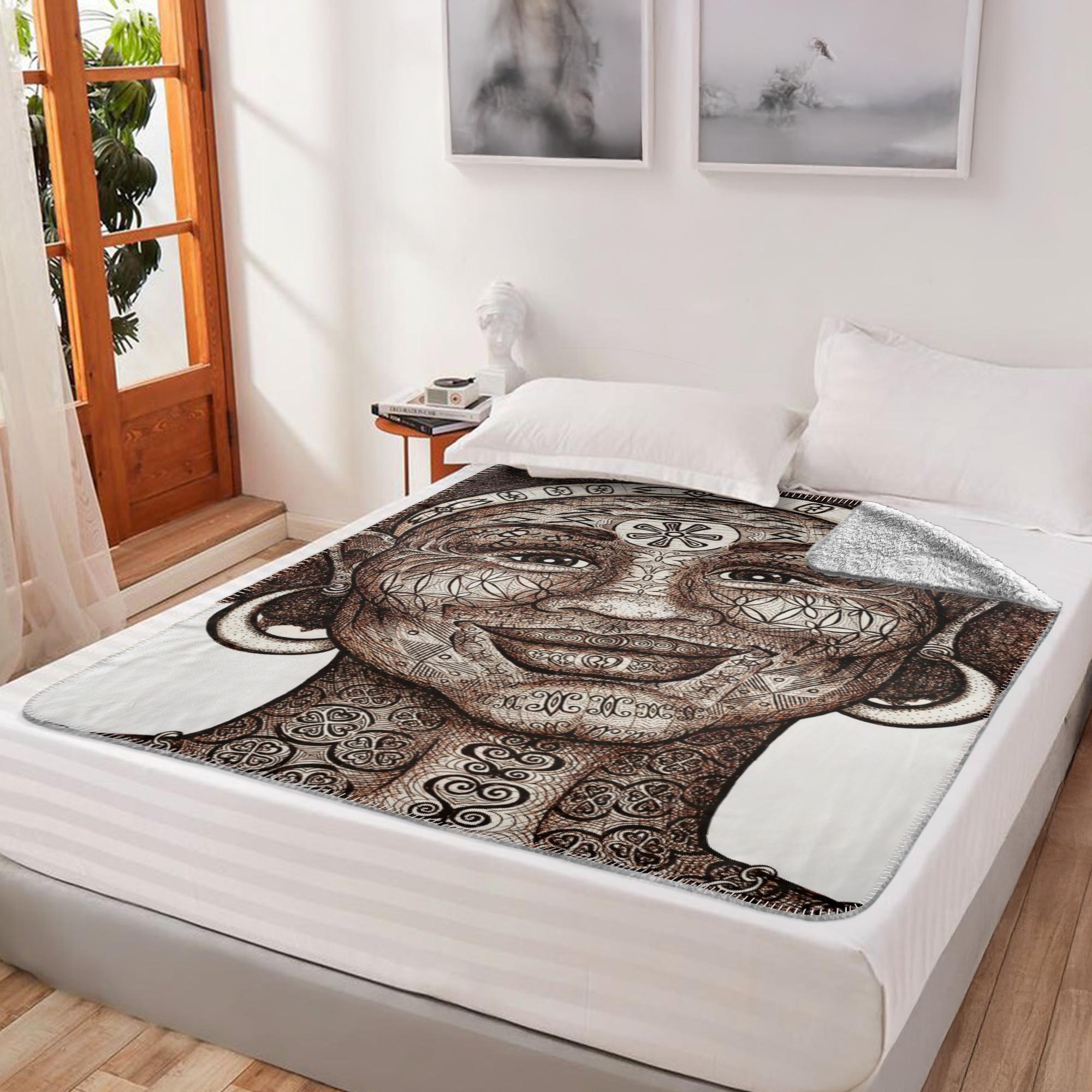 the-wisdom-keeper-of-freshness-beauty-brown-white-fleece-sherpa-blanket – Wisdom Keepers