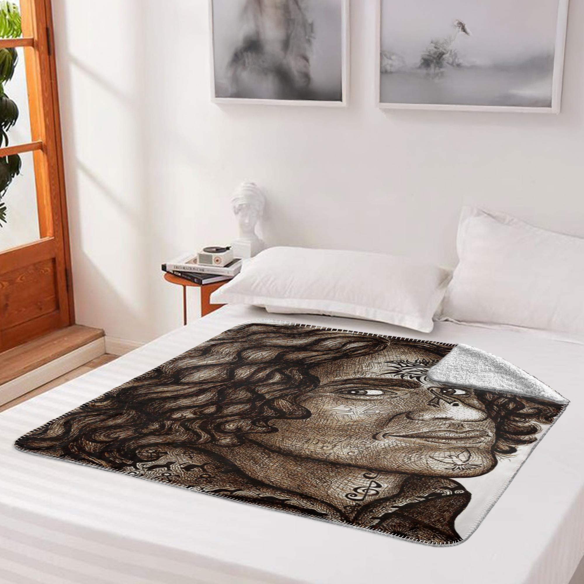 the-wisdom-keeper-of-enrichment-brown-white-fleece-sherpa-blanket – Wisdom Keepers