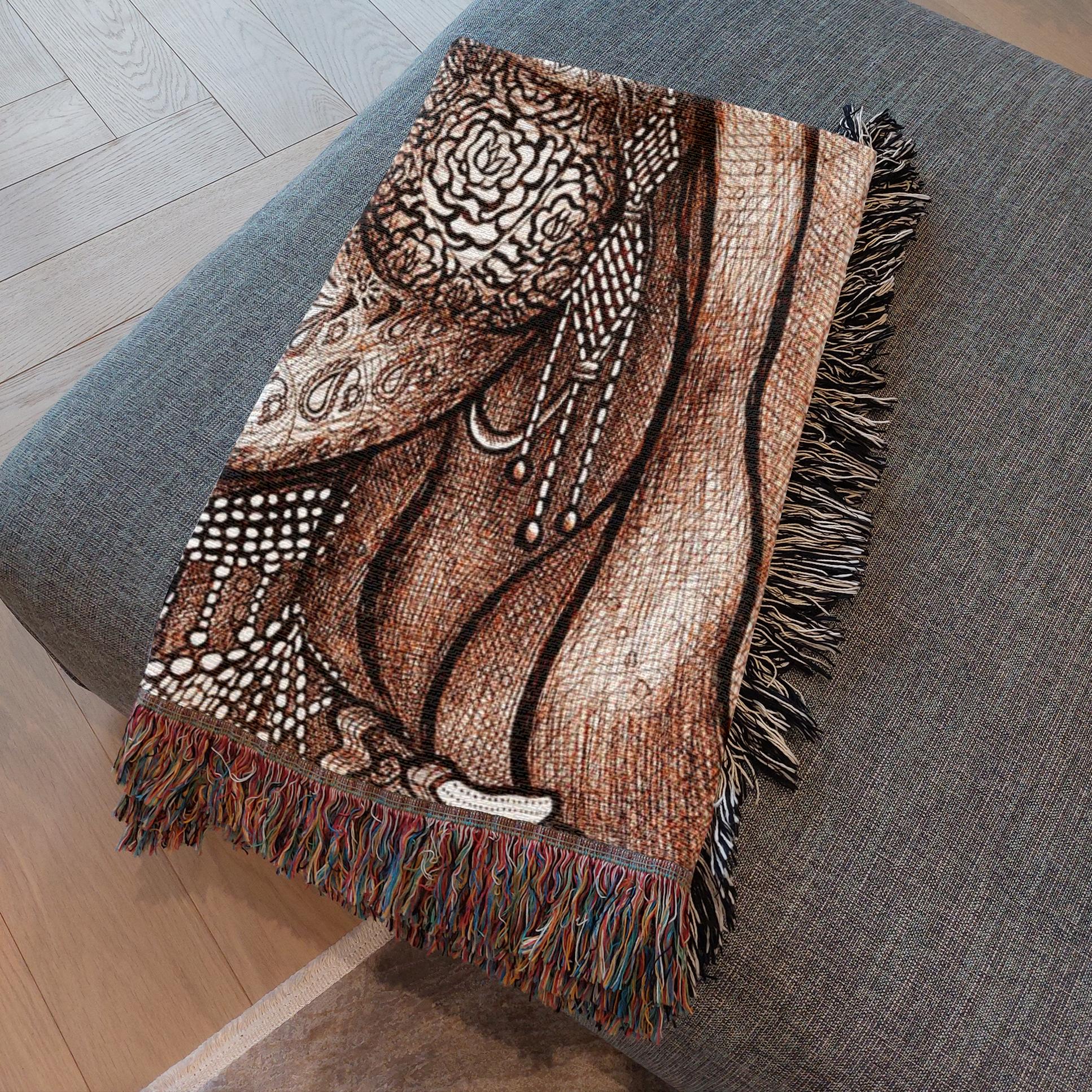 the-wisdom-keeper-of-empathy-brown-white-woven-blanket – Wisdom Keepers