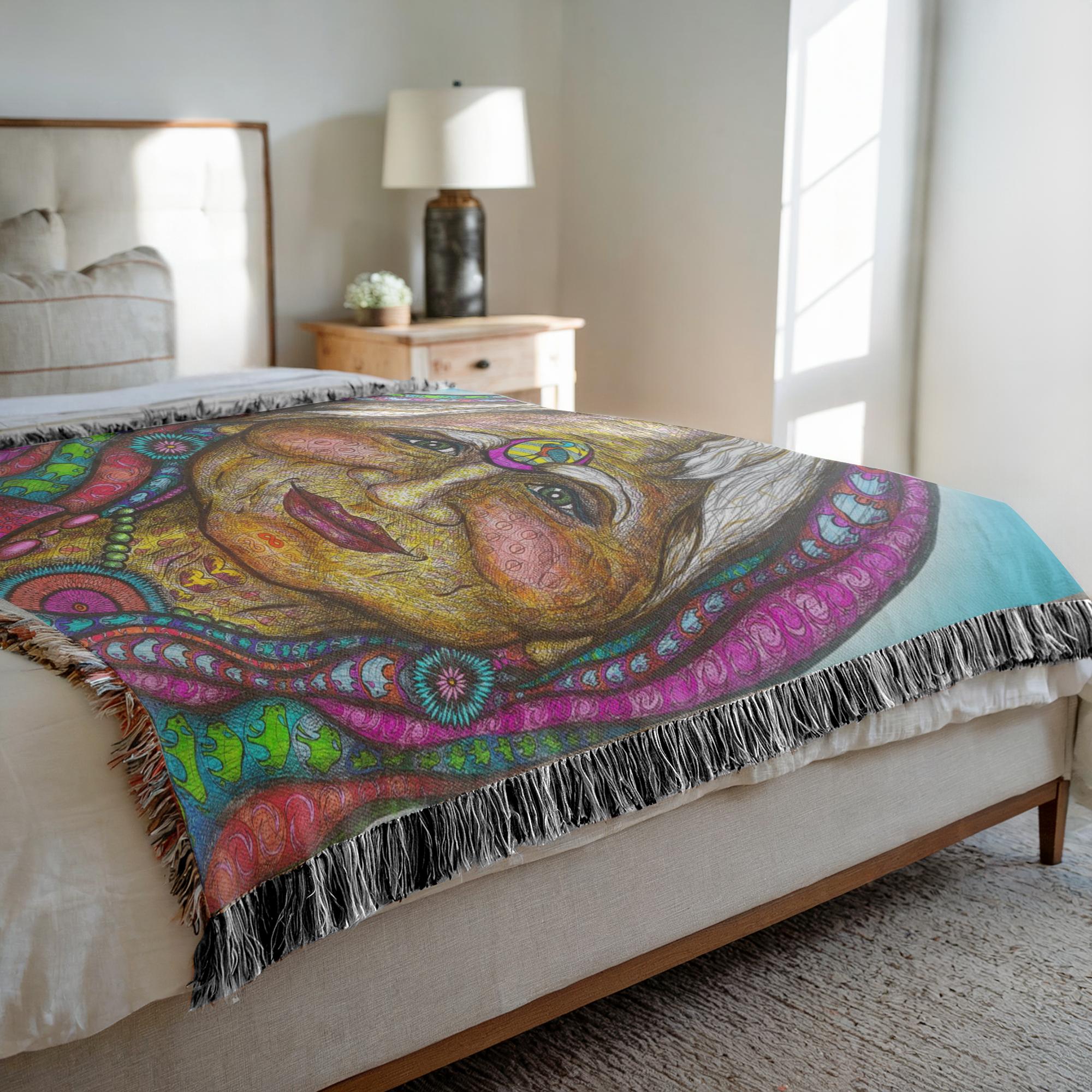 the-wisdom-keeper-of-synergy-communion-full-color-woven-blanket – Wisdom Keepers