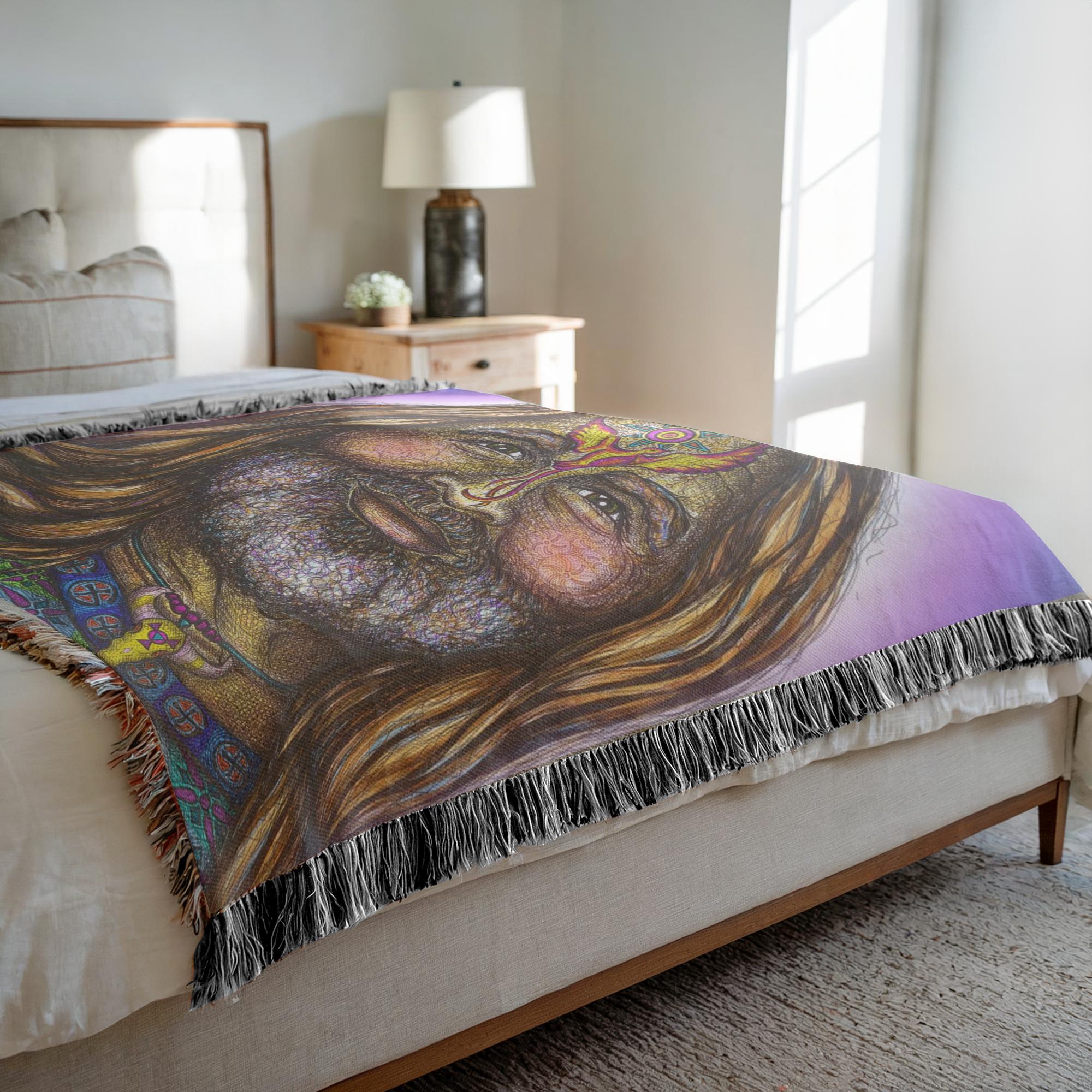 the-wisdom-keeper-of-adventure-full-color-woven-blanket – Wisdom Keepers