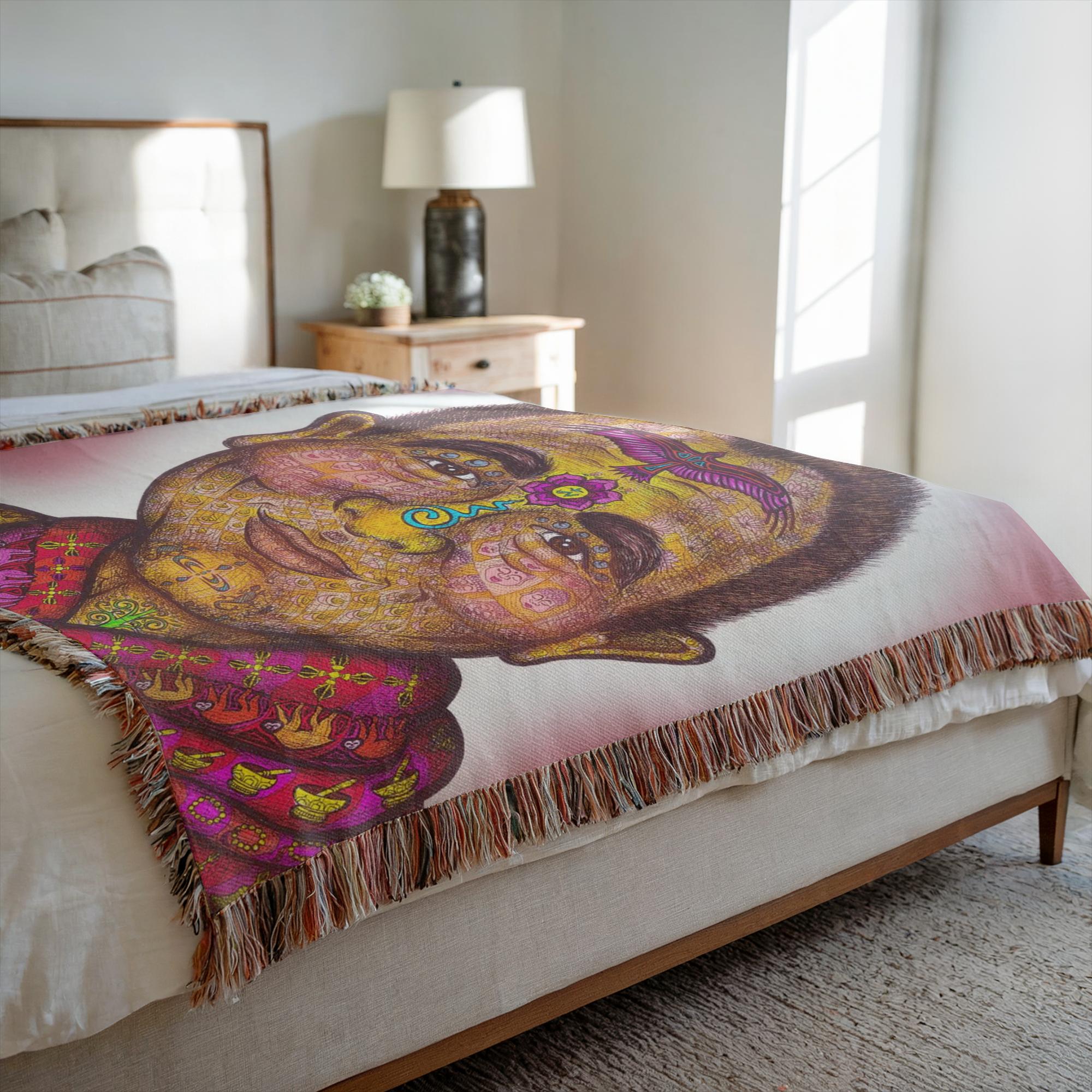 the-wisdom-keeper-of-mindfulness-full-color-woven-blanket – Wisdom Keepers