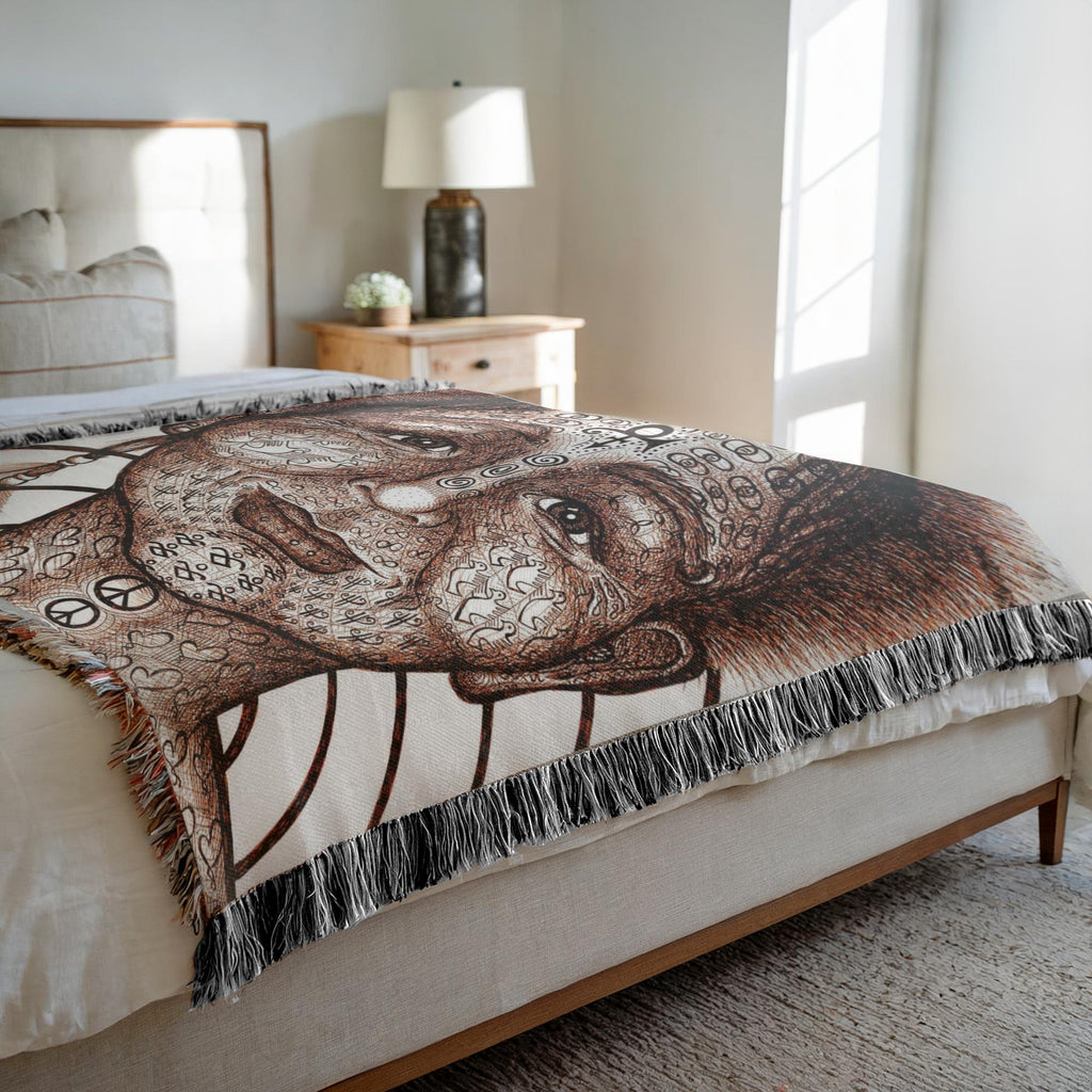 the-wisdom-keeper-of-equality-tenderness-brown-white-woven-blanket – Wisdom Keepers