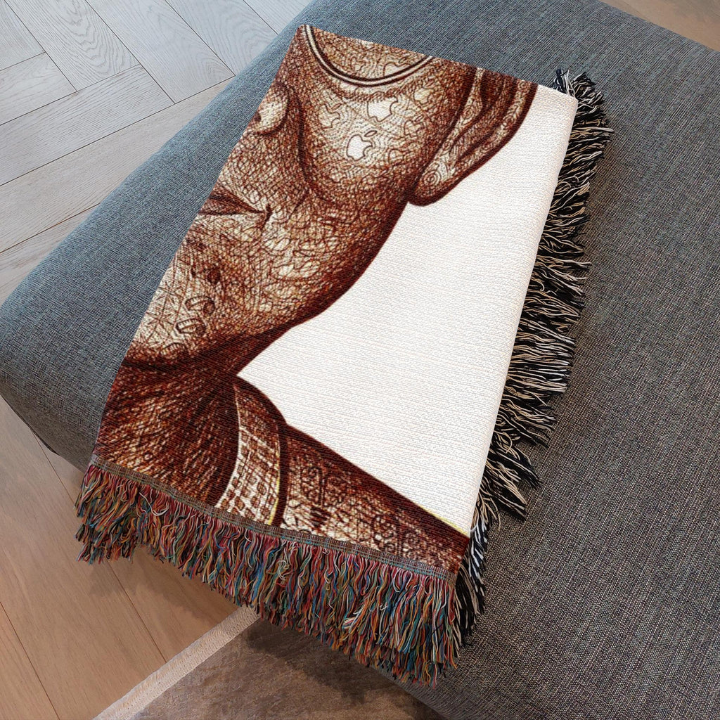 the-wisdom-keeper-of-insight-brown-white-woven-blanket – Wisdom Keepers