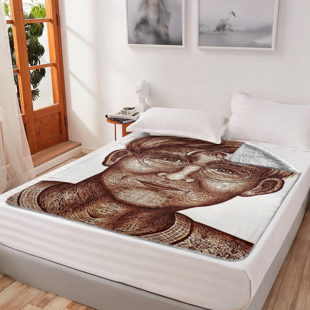 the-wisdom-keeper-of-insight-brown-white-fleece-sherpa-blanket – Wisdom Keepers