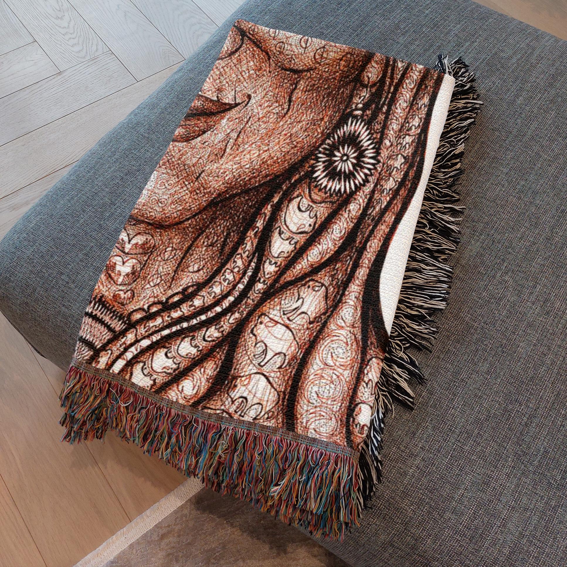 the-wisdom-keeper-of-synergy-communion-brown-white-woven-blanket – Wisdom Keepers