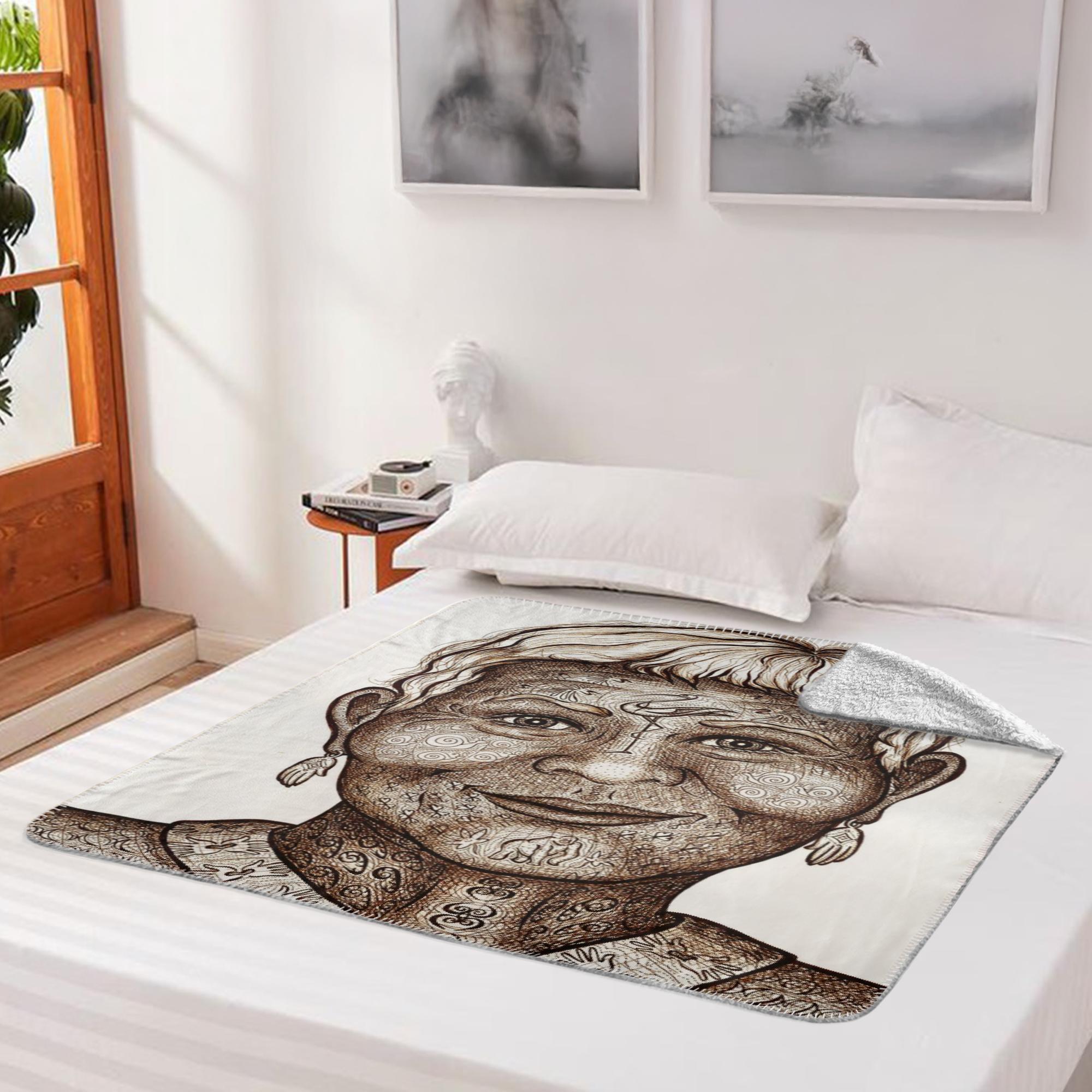 the-wisdom-keeper-of-intimacy-brown-white-fleece-sherpa-blanket – Wisdom Keepers
