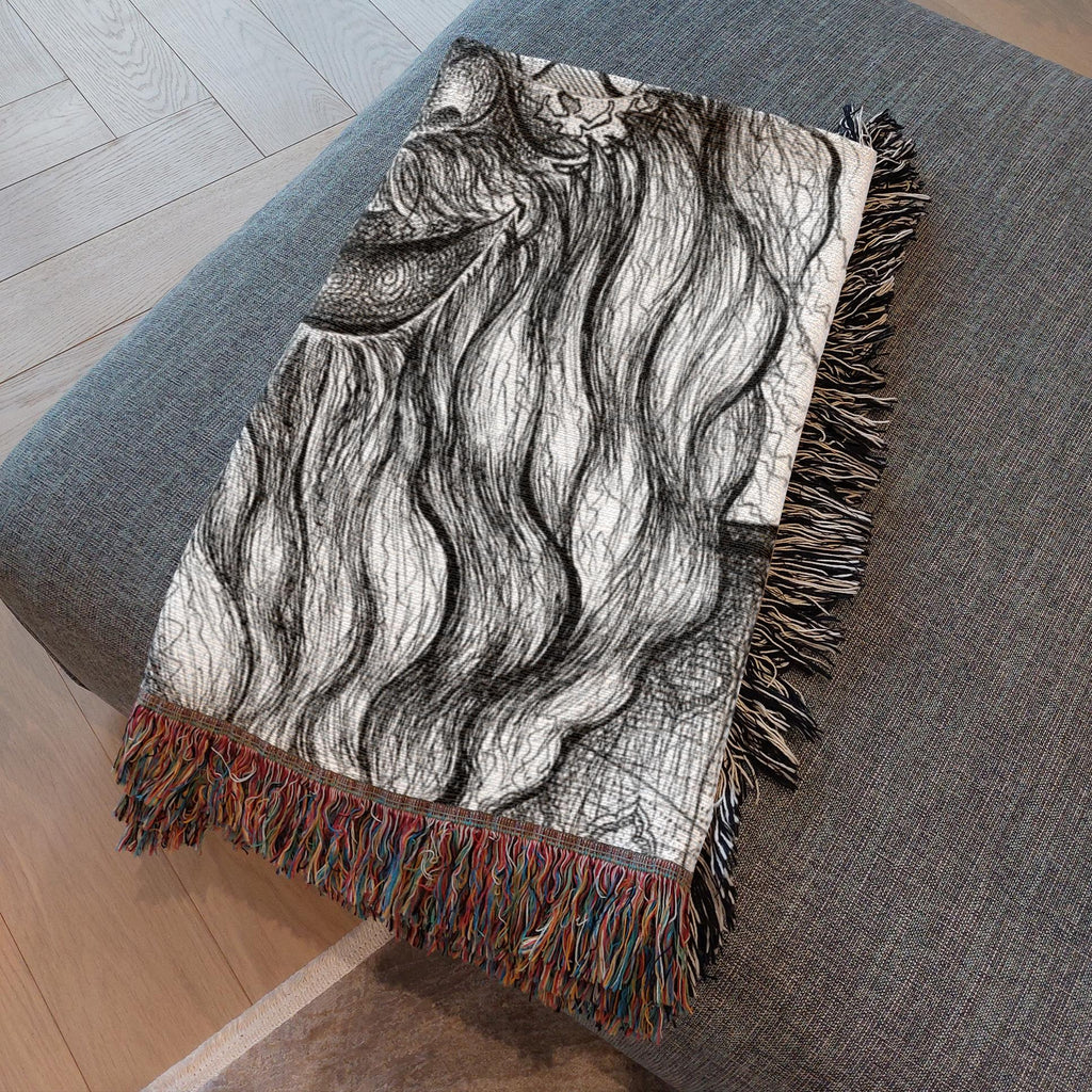 the-wisdom-keeper-of-acceptance-black-white-woven-blanket – Wisdom Keepers