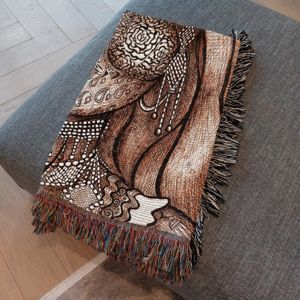 the-wisdom-keeper-of-empathy-brown-white-woven-blanket – Wisdom Keepers