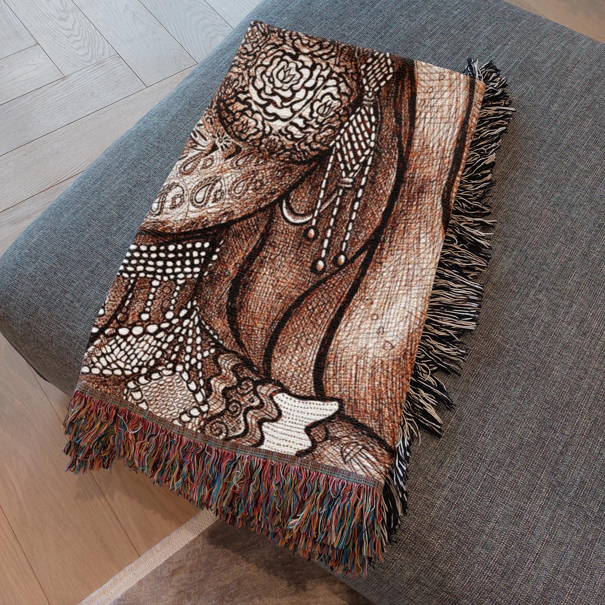 the-wisdom-keeper-of-empathy-brown-white-woven-blanket – Wisdom Keepers