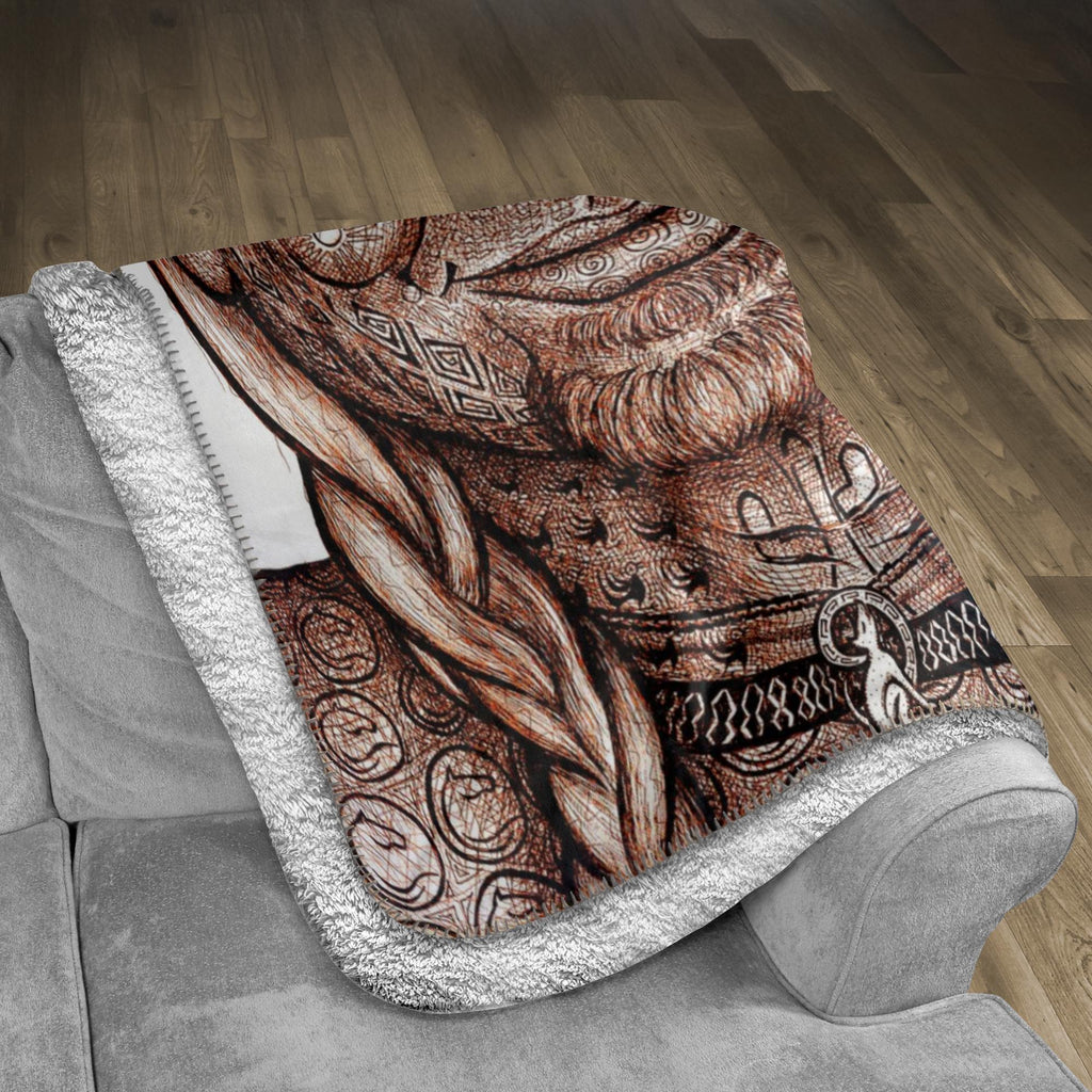 the-wisdom-keeper-of-teamwork-brown-white-fleece-sherpa-blanket – Wisdom Keepers