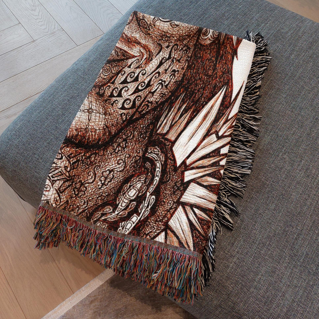 the-wisdom-keeper-of-vitality-brown-white-woven-blanket – Wisdom Keepers