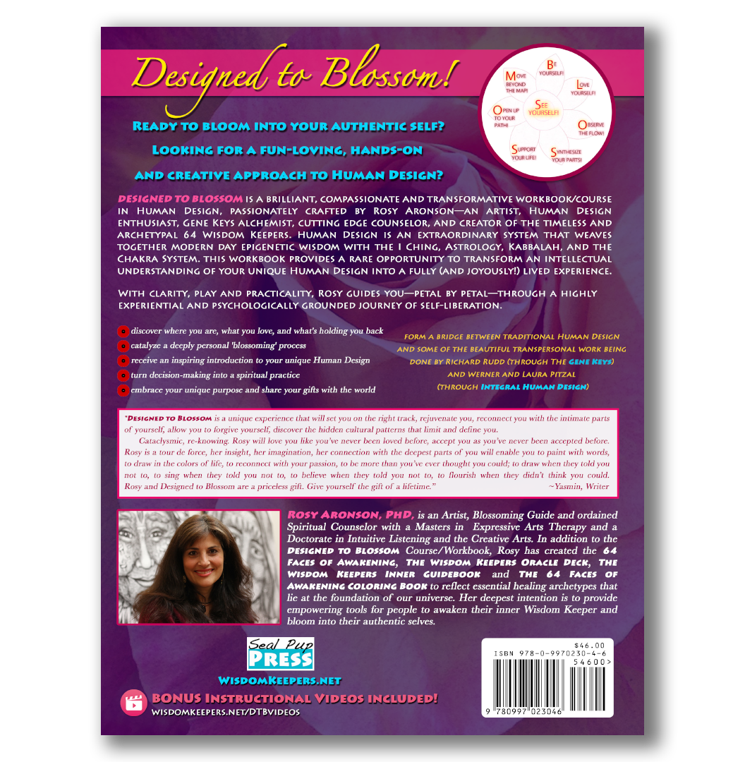 Designed to Blossom: Color Edition: A Creative Workbook and Foundational Course in Human Design