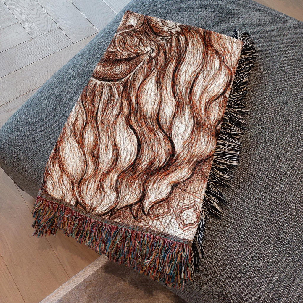 the-wisdom-keeper-of-acceptance-brown-white-woven-blanket – Wisdom Keepers