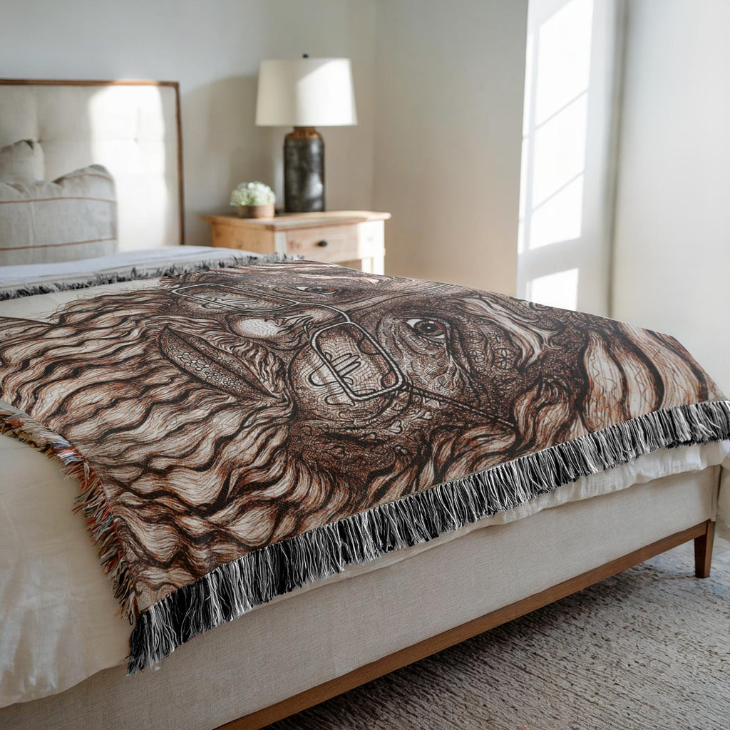 the-wisdom-keeper-of-omniscience-brown-white-woven-blanket – Wisdom Keepers