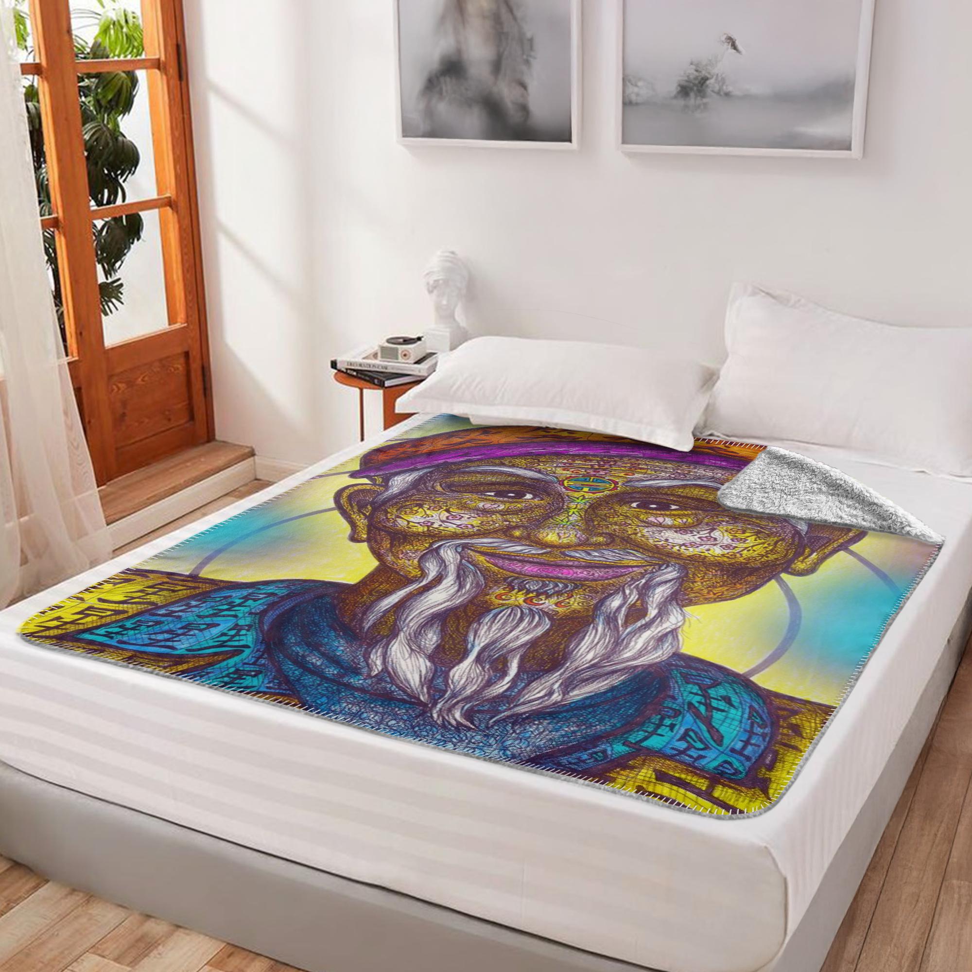 the-wisdom-keeper-of-patience-full-color-fleece-sherpa-blanket – Wisdom Keepers
