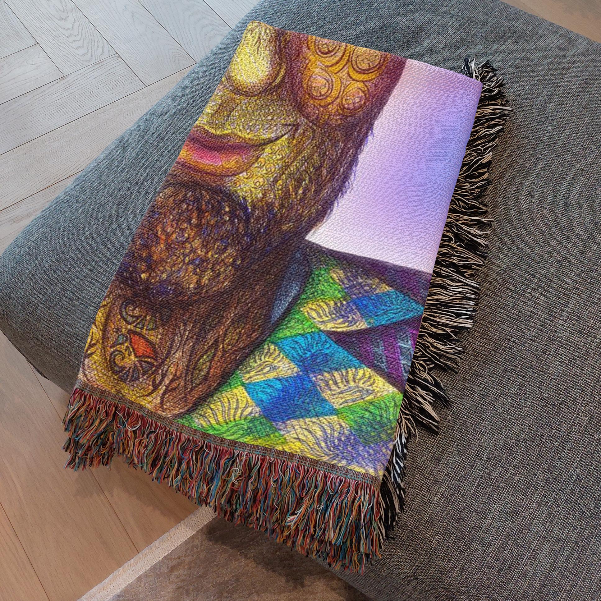 the-wisdom-keeper-of-stillness-full-color-woven-blanket – Wisdom Keepers