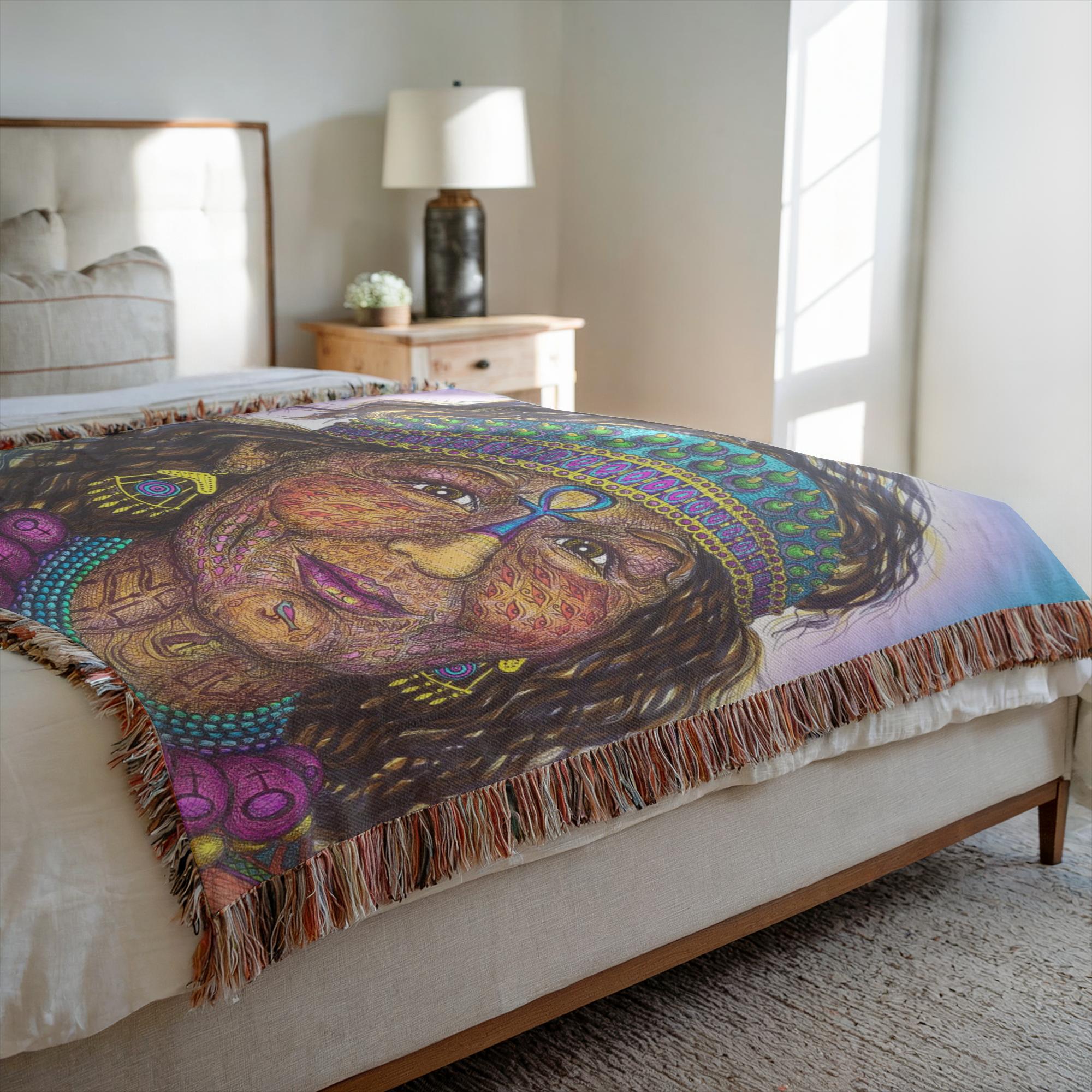 the-wisdom-keeper-of-anticipation-emanation-full-color-woven-blanket – Wisdom Keepers