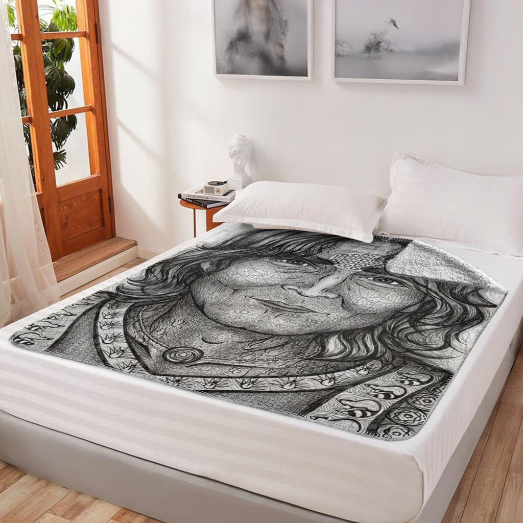 the-wisdom-keeper-of-equilibrium-harmony-black-white-fleece-sherpa-blanket – Wisdom Keepers