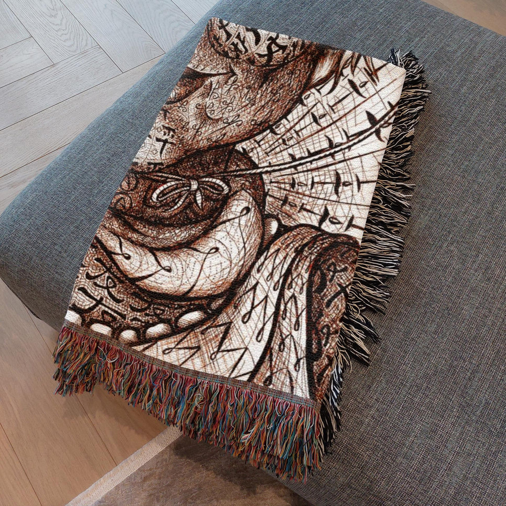 the-wisdom-keeper-of-inspiration-brown-white-woven-blanket – Wisdom Keepers