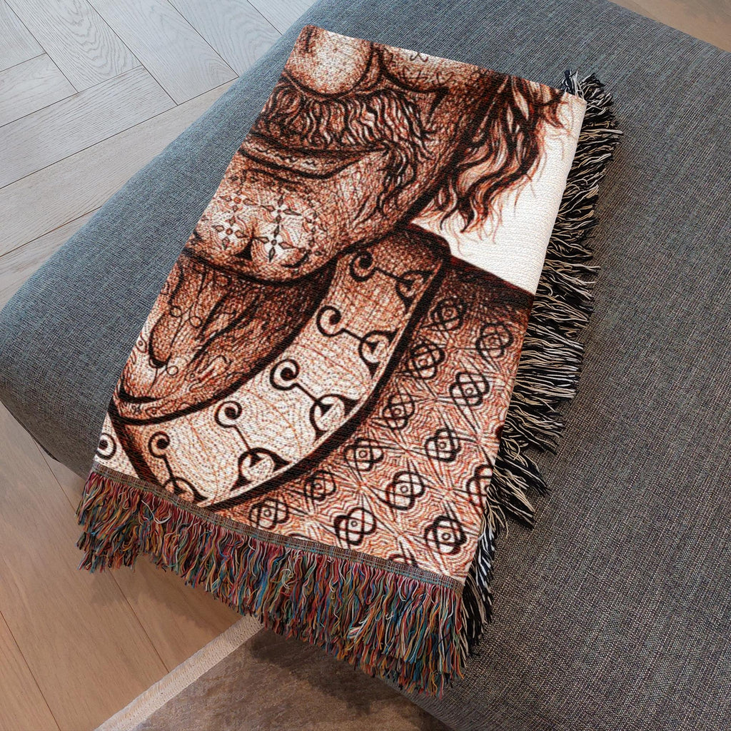 the-wisdom-keeper-of-invention-brown-white-woven-blanket – Wisdom Keepers