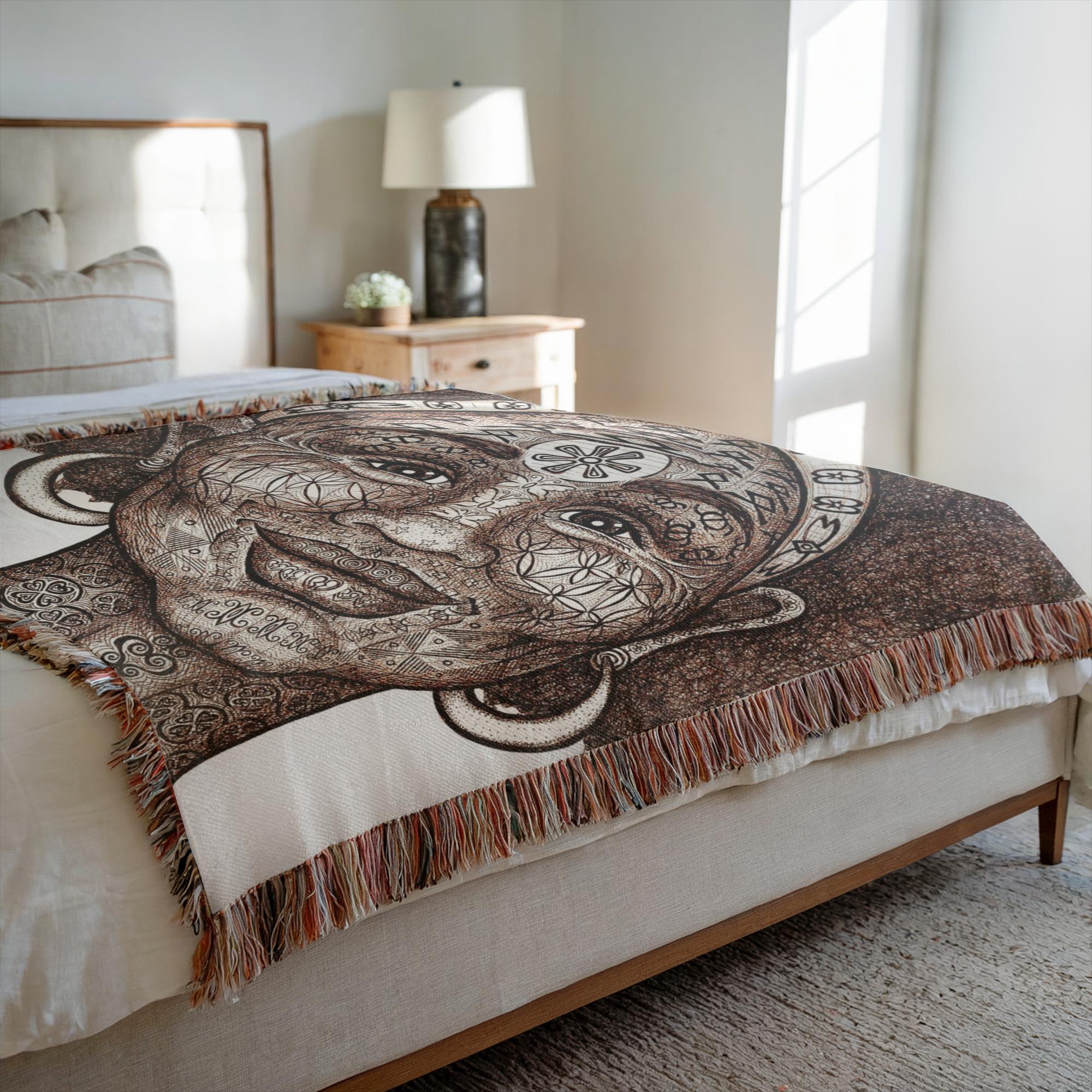 the-wisdom-keeper-of-freshness-beauty-brown-white-woven-blanket – Wisdom Keepers