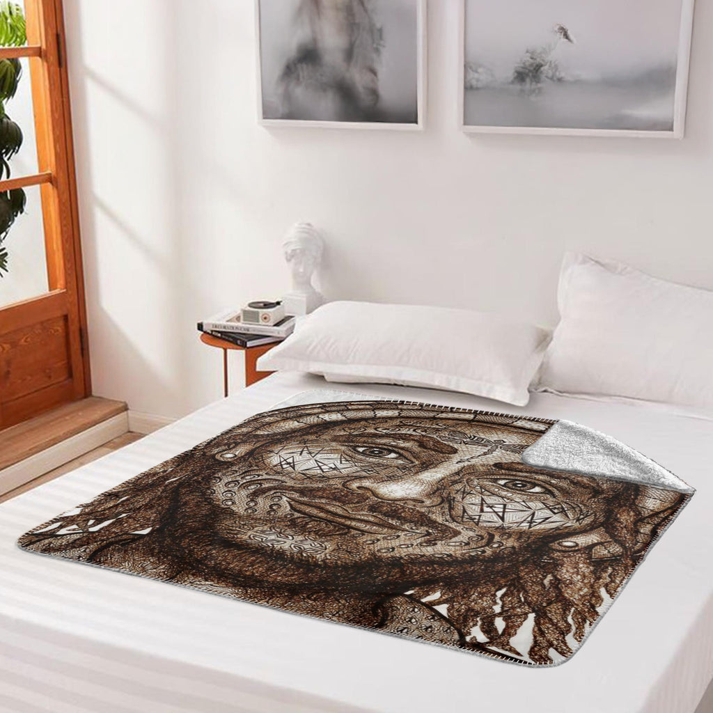the-wisdom-keeper-of-freedom-brown-white-fleece-sherpa-blanket – Wisdom Keepers