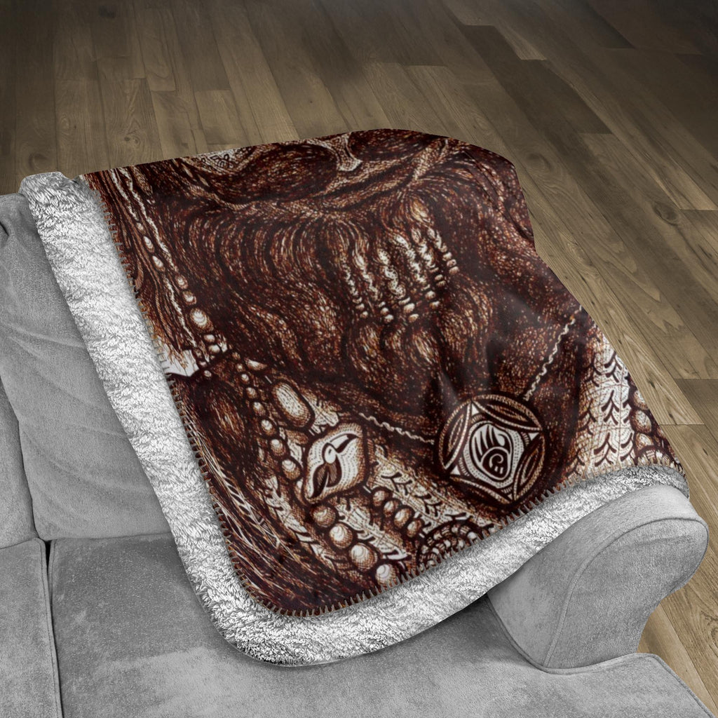 the-wisdom-keeper-of-competence-brown-white-fleece-sherpa-blanket – Wisdom Keepers