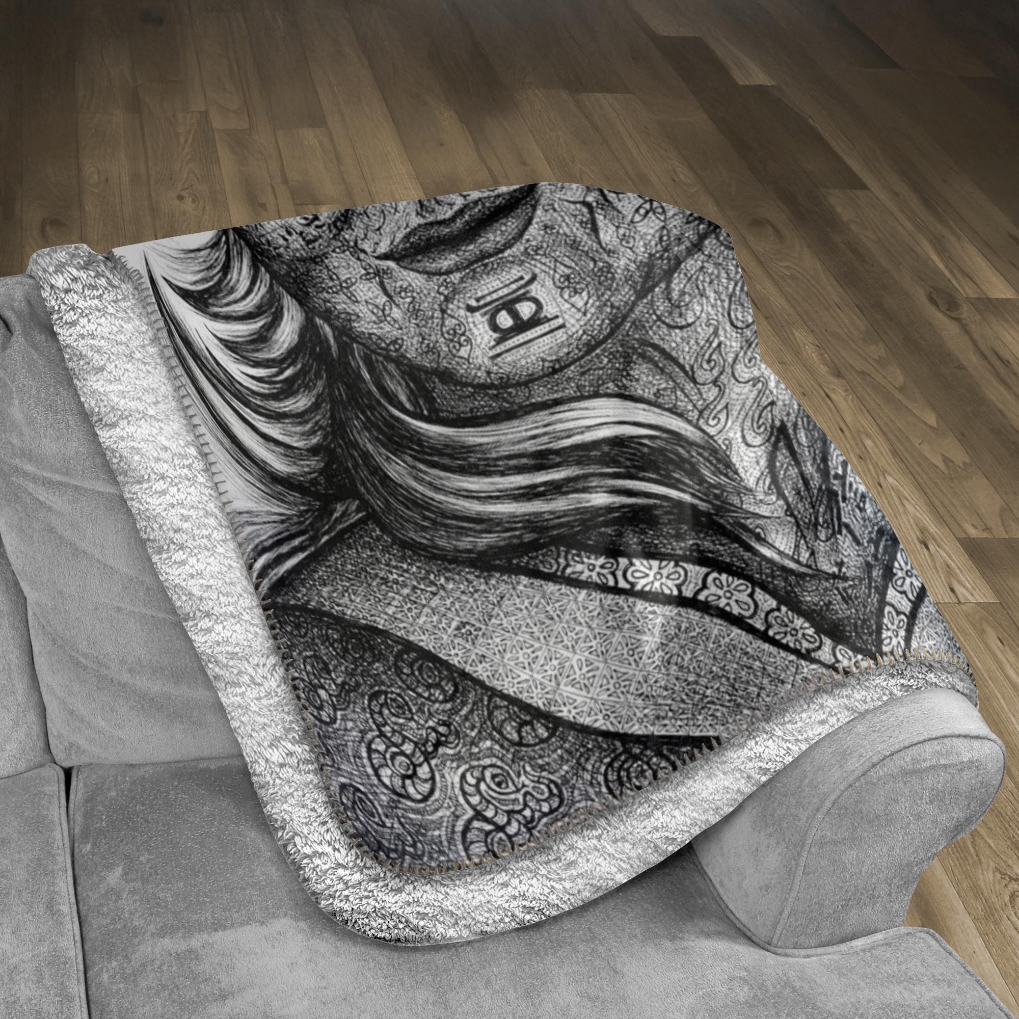 the-wisdom-keeper-of-commitment-devotion-black-white-fleece-sherpa-blanket – Wisdom Keepers
