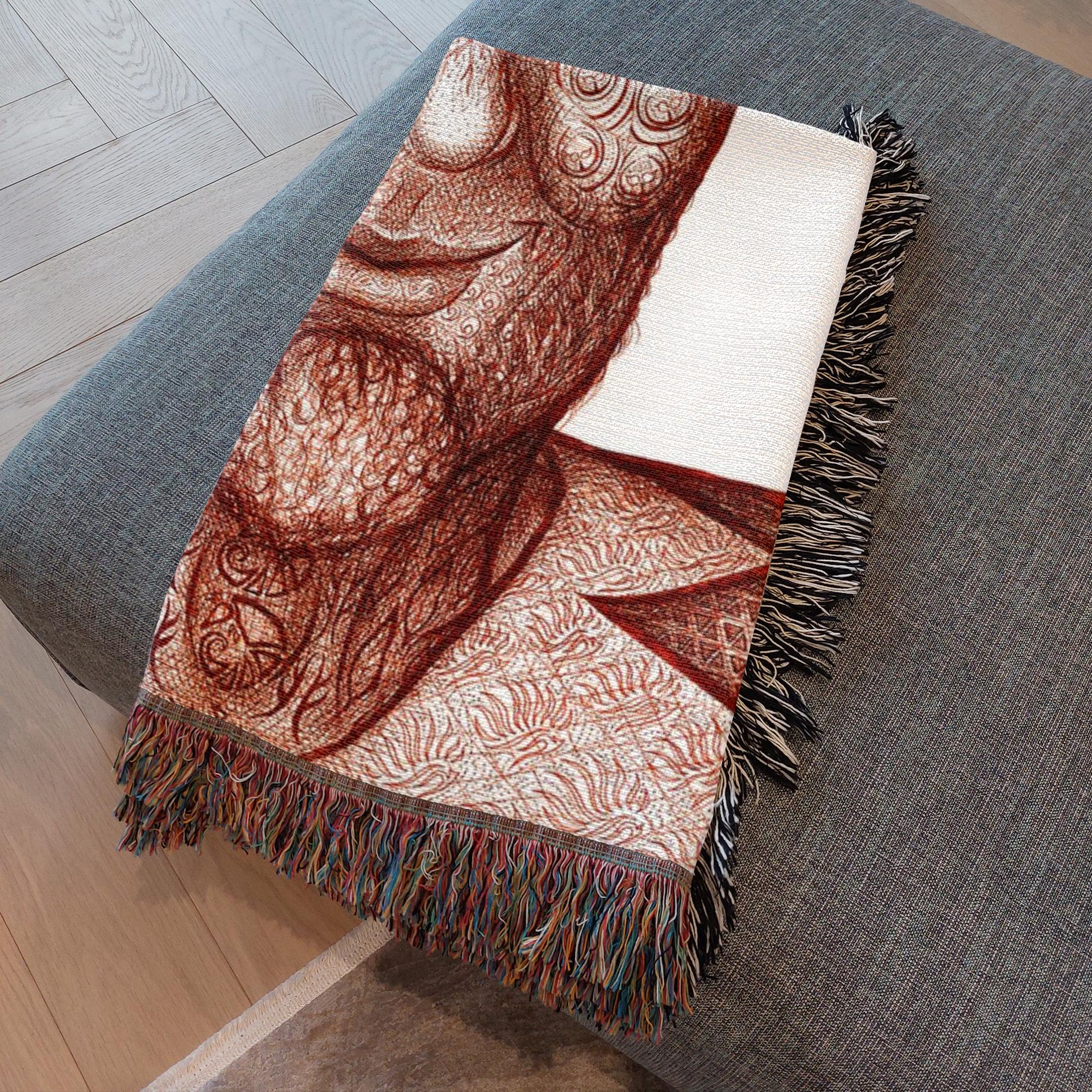 the-wisdom-keeper-of-stillness-brown-white-woven-blanket – Wisdom Keepers