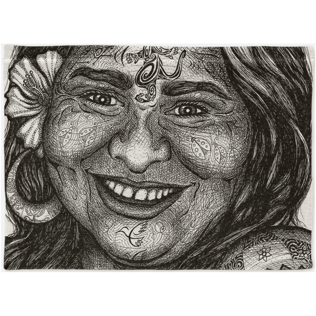 the-wisdom-keeper-of-delight-black-white-woven-tapestry – Wisdom Keepers