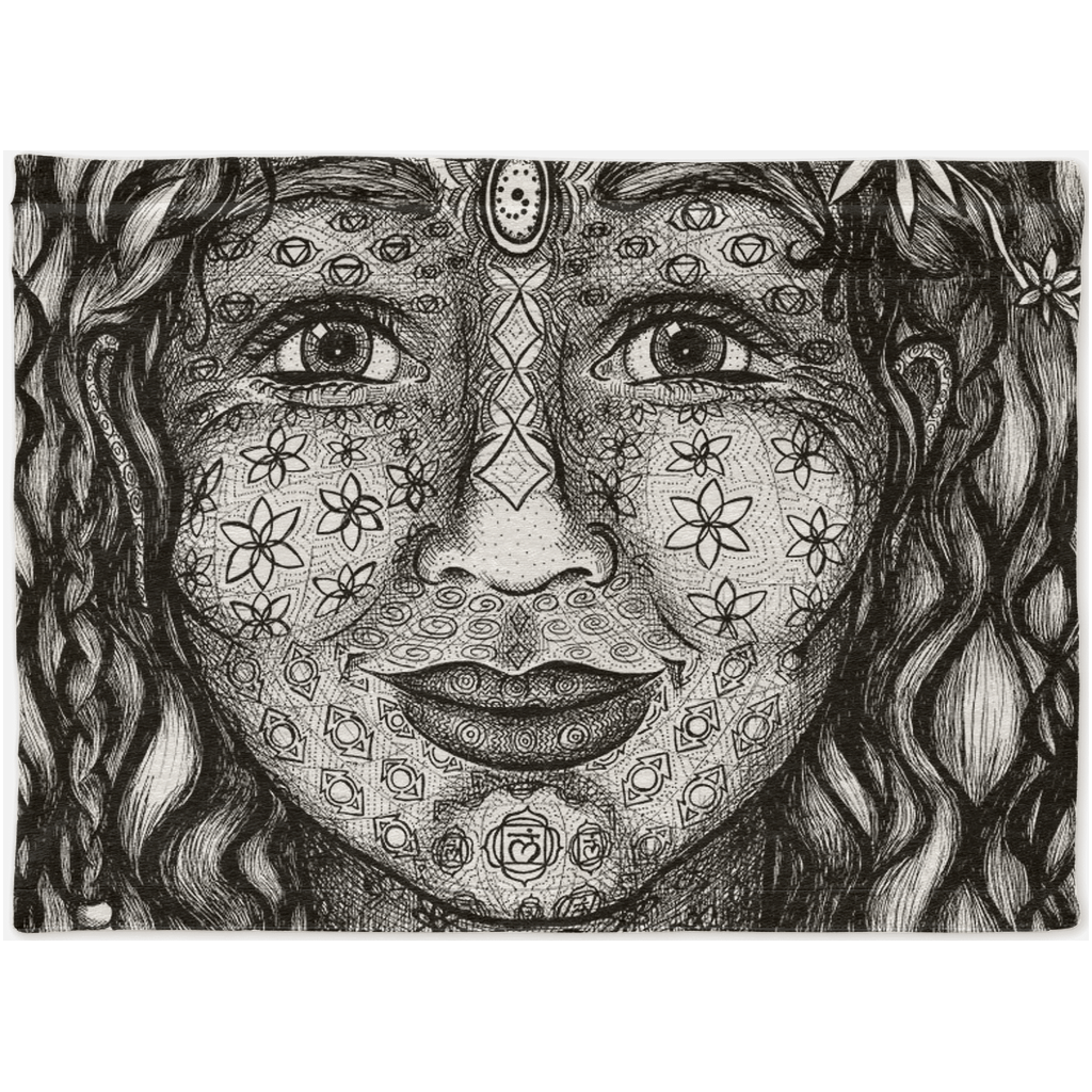 the-wisdom-keeper-of-magnetism-black-white-woven-tapestry – Wisdom Keepers