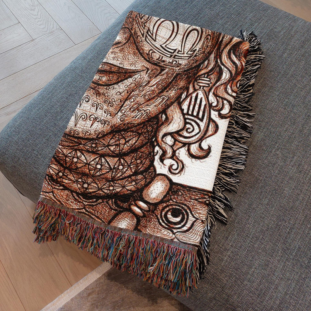 the-wisdom-keeper-of-intuition-brown-white-woven-blanket – Wisdom Keepers