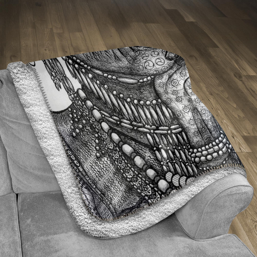 the-wisdom-keeper-of-understanding-forgiveness-black-white-fleece-sherpa-blanket – Wisdom Keepers