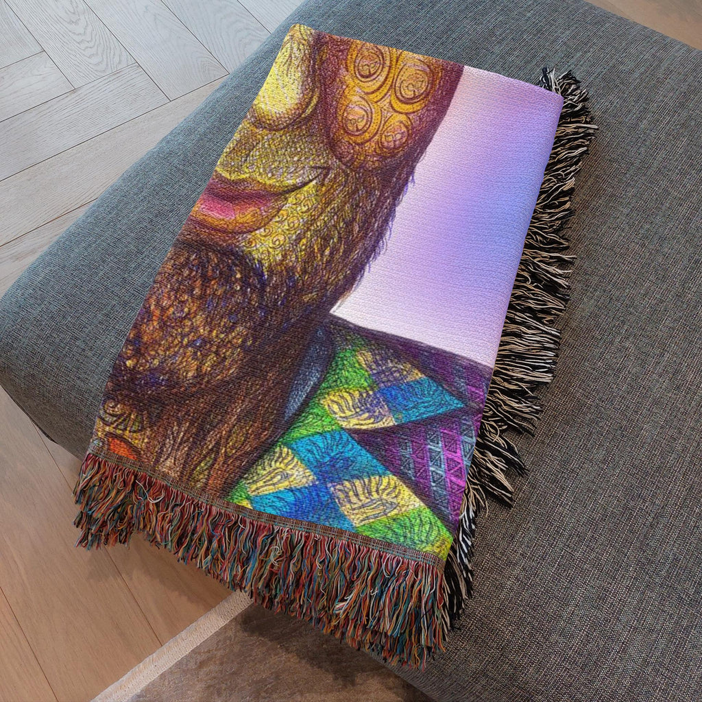 the-wisdom-keeper-of-stillness-full-color-woven-blanket – Wisdom Keepers