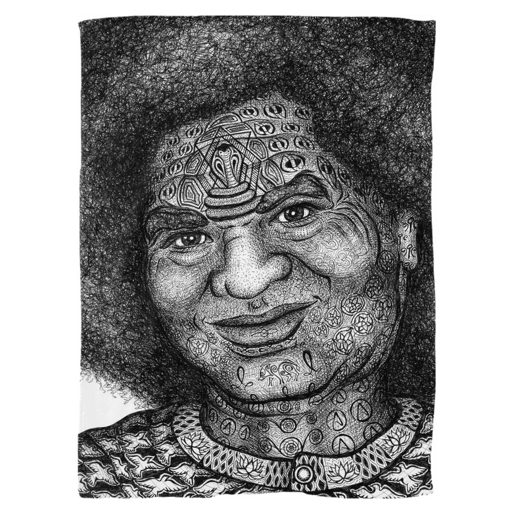 the-wisdom-keeper-of-aspiration-black-white-fleece-blanket – Wisdom Keepers